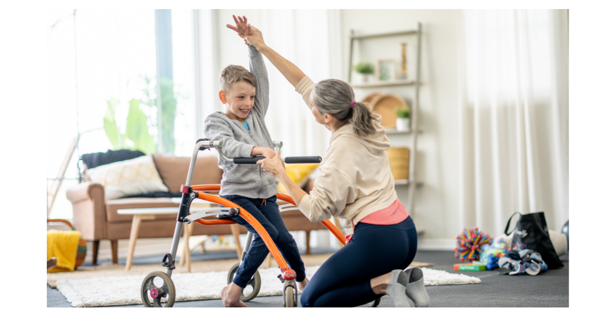 Cerebral Palsy Neurological physiotherapy home-based Session with a child