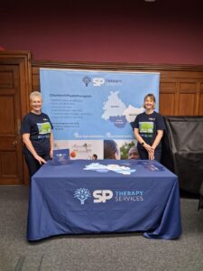 SP Therapy Services Promotional Table